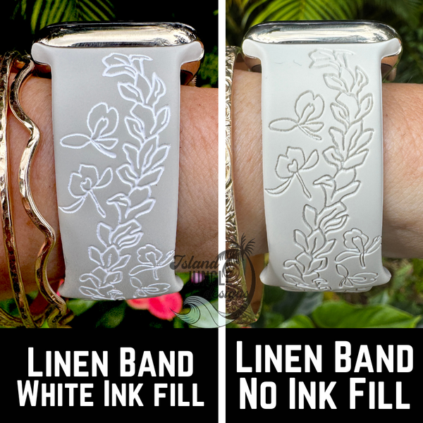 Lei Ginger Silicone Watch Band Compatible with Series 1-10, SE & Ultra