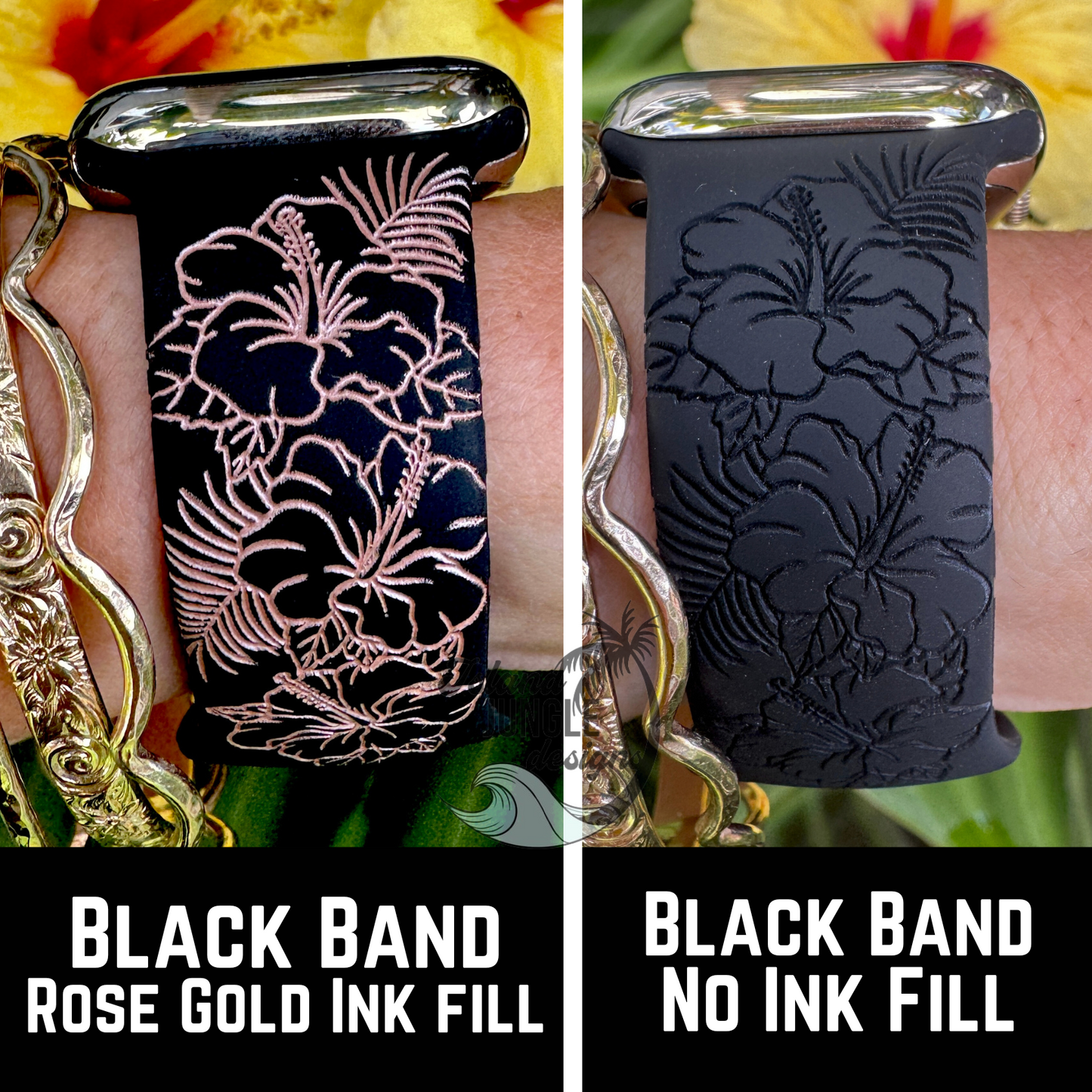 Tropical Hibiscus Watchband Series 1-11, SE & Ultra