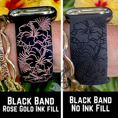 Tropical Hibiscus Watchband Series 1-11, SE & Ultra