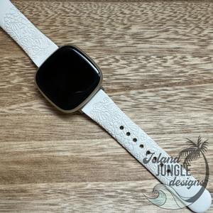Napua Silicone Watch Band Compatible with Versa 3/4 & Sense/Sense 2