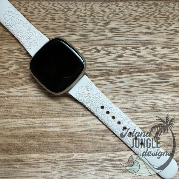 Napua Silicone Watch Band Compatible with Versa 3/4 & Sense/Sense 2
