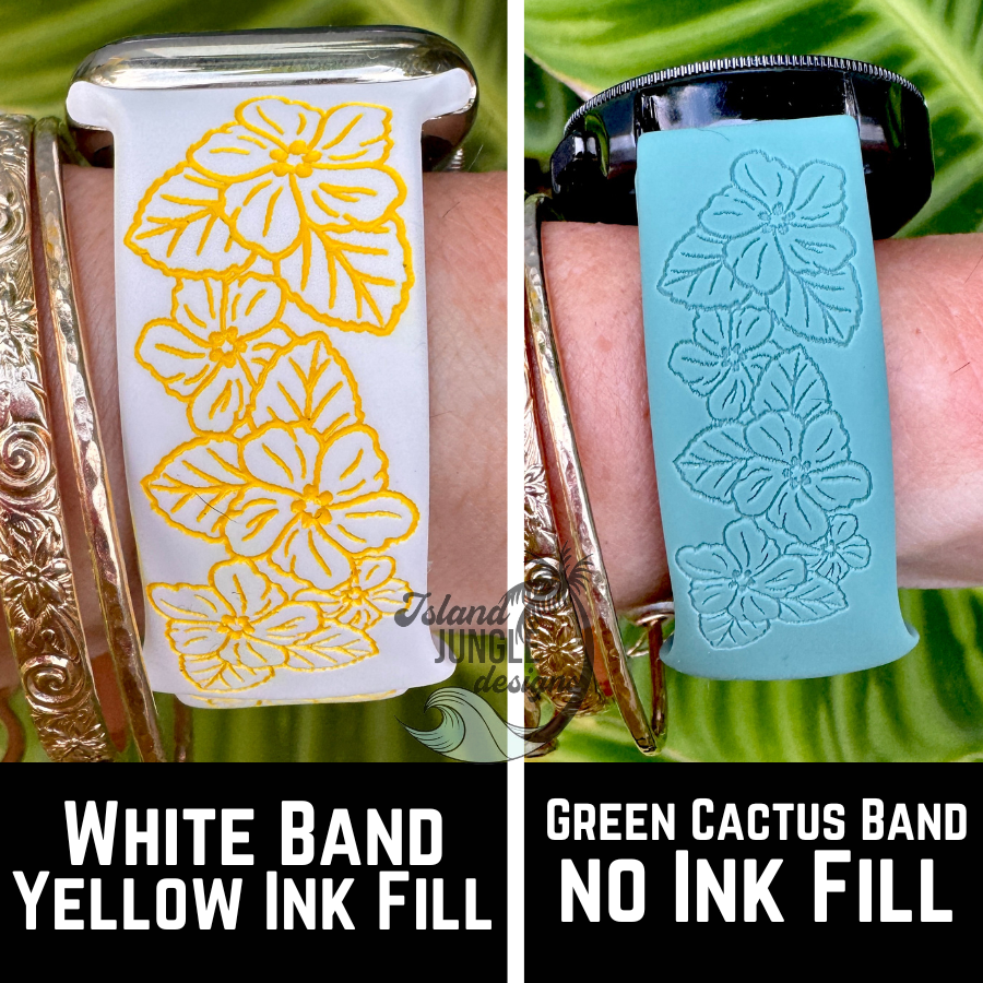 'Ilima 22mm Silicone Watch Band Compatible with Samsung & More