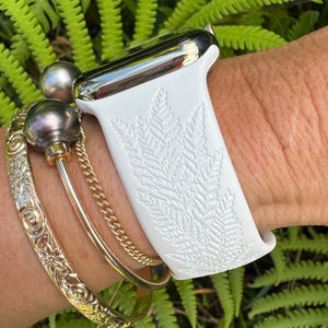 Lei Palapalai Silicone Watch Band Compatible with Series 1-10, SE & Ultra