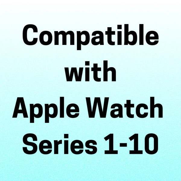 (New!) Tiare Silicone Watch Band Compatible with Series 1-10, SE & Ultra