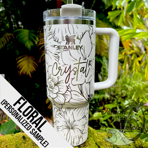 "Sour Cream" Made to Order-Laser Engraved 40oz Quencher Tumbler-Full Wrap Design-Free Shipping!
