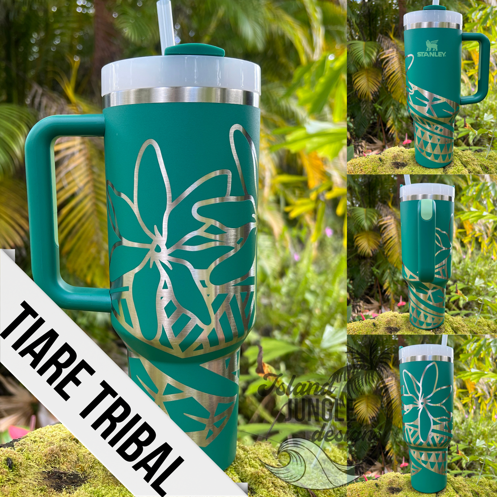 Tigerlily Made to Order-Laser Engraved 40oz Quencher Tumbler-Full