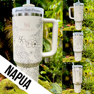 Cream Made to Order-Laser Engraved 40oz Quencher Tumbler-Full Wrap D –  Island Jungle Designs
