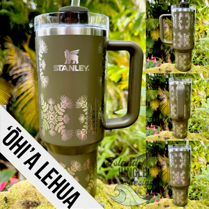 "Peet Moss" Made to Order-Laser Engraved 40oz Quencher Tumbler-Full Wrap Design-Free Shipping!