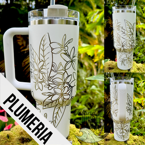 "Sour Cream" Made to Order-Laser Engraved 40oz Quencher Tumbler-Full Wrap Design-Free Shipping!
