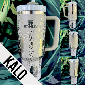 "Flint" Made to Order-Laser Engraved 40oz Quencher Tumbler-Full Wrap Design-Free Shipping!