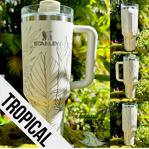 "Sour Cream" Made to Order-Laser Engraved 40oz Quencher Tumbler-Full Wrap Design-Free Shipping!