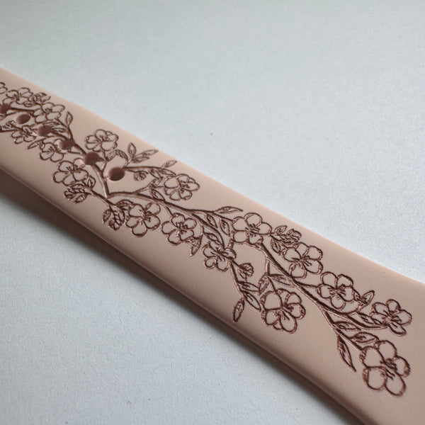 49mm/46mm/45mm/44mm &  [42mm series 3] M/L Pink Sand Cherry Blossom with Rose Gold ink-CLEARANCE-ALL SALES FINAL
