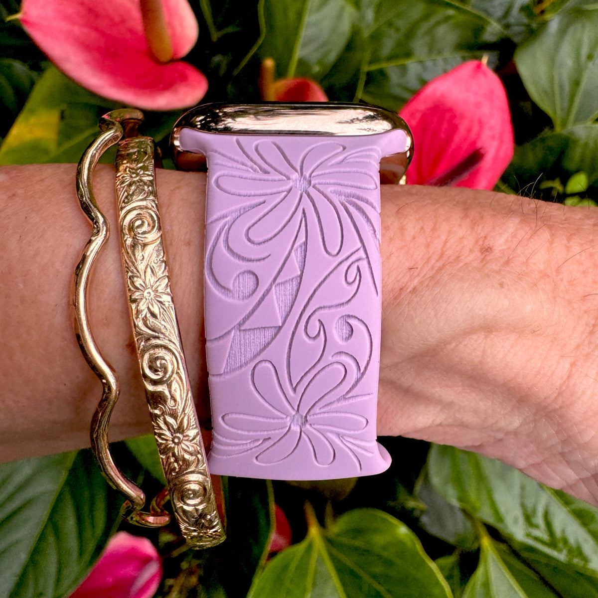 Tiare Tribal Watchband Lavender
