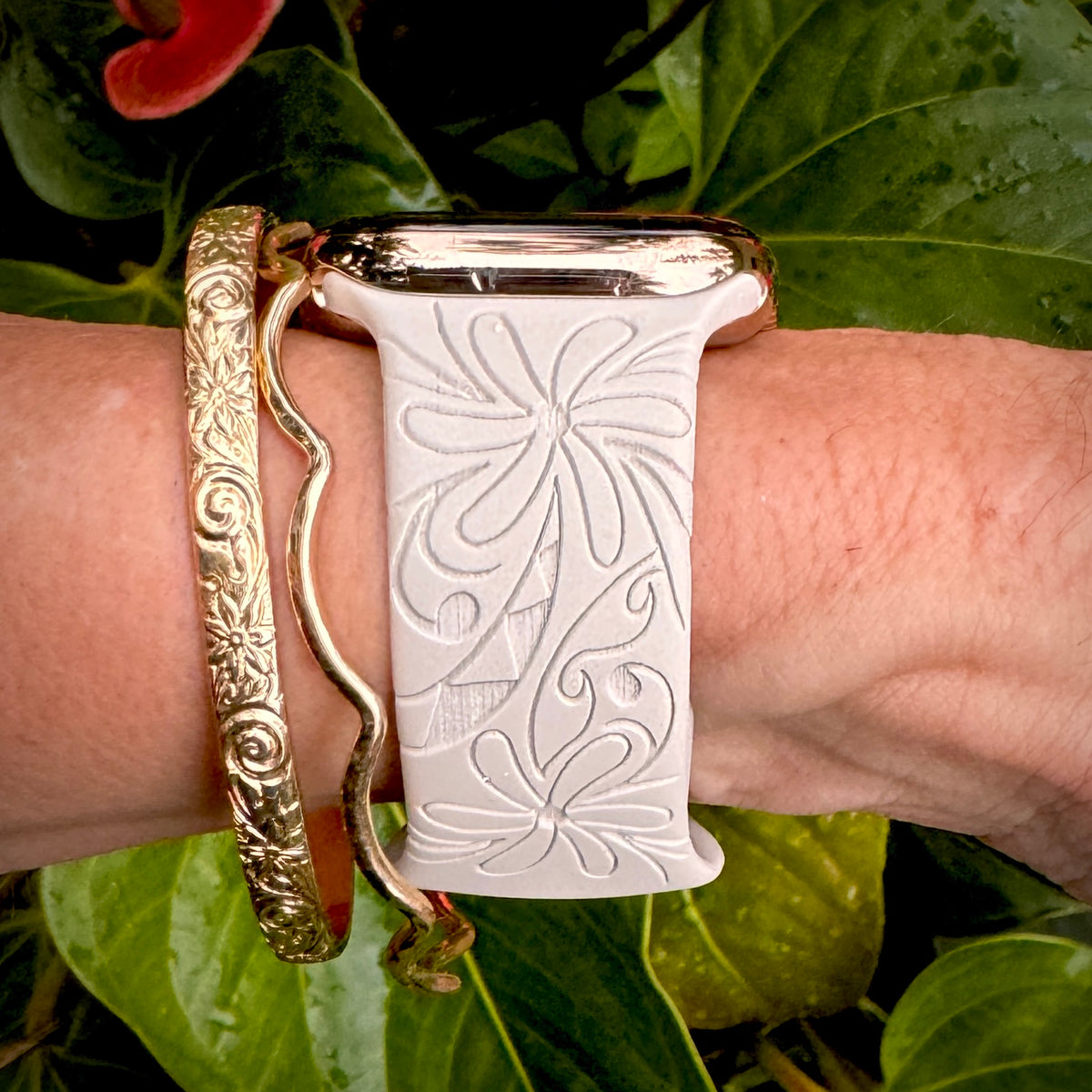 Tiare Tribal Watchband Linen