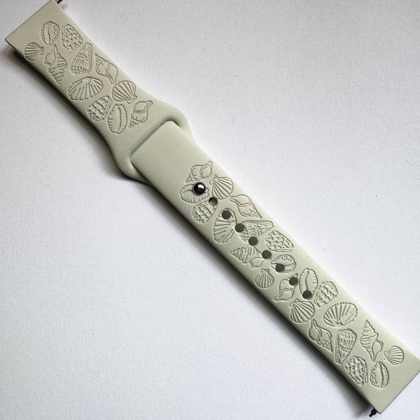 FitBit Versa/Versa 2/ Versa Lite OR 22mm Beige Seashells LARGE WRIST -CLEARANCE-ALL SALES FINAL