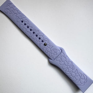 FitBit Versa/Versa 2/ Versa Lite OR 22mm Lilac Lei Pua Kenikeni Large