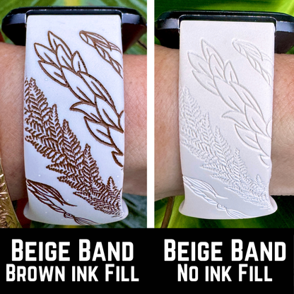 Lei Trio - Maile, Lā‘ī & Palapalai  Watchband Versa, 2 & Lite