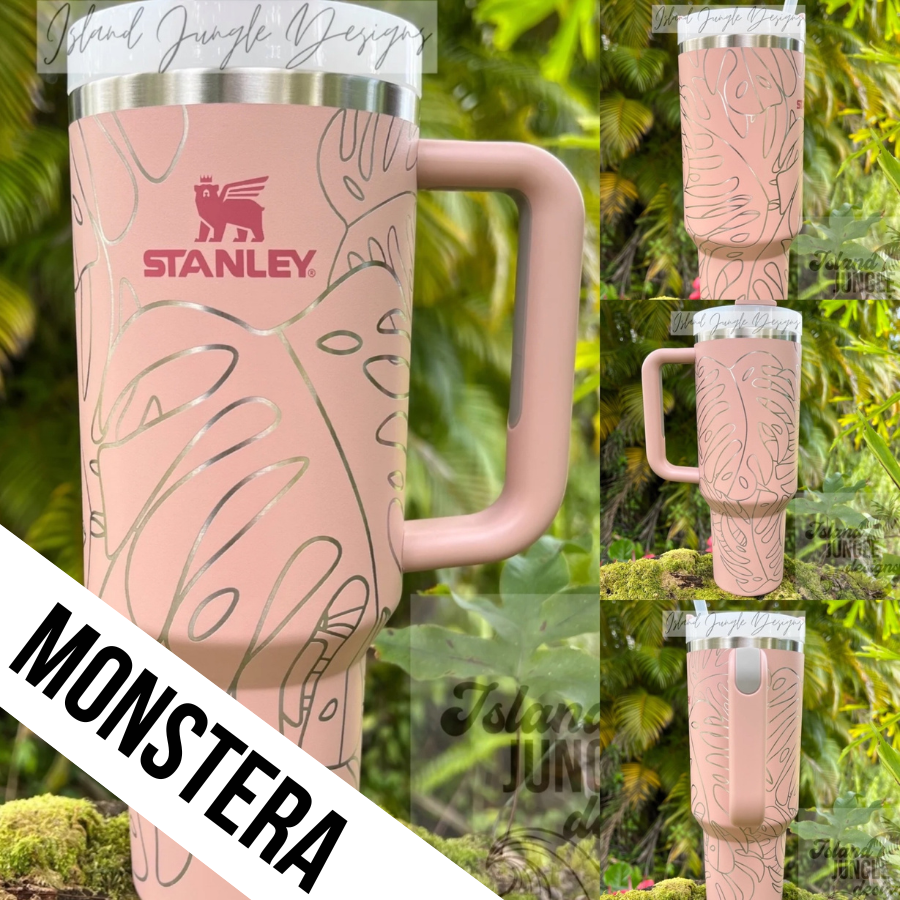 Pink Dusk Made to Order-Laser Engraved 40oz Quencher Tumbler-Full Wr