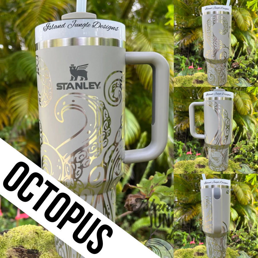 Tigerlily Made to Order-Laser Engraved 40oz Quencher Tumbler-Full Wr –  Island Jungle Designs