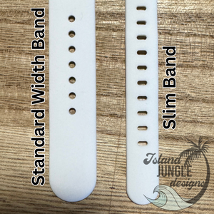 Slim Silicone Watch Band Compatible *Ink Fill Option* with Series 1-10, SE & Ultra