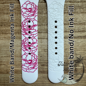 Lokelani Silicone Watch Band Compatible with Series 1-9, SE & Ultra