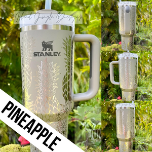"Flint" Made to Order-Laser Engraved 40oz Quencher Tumbler-Full Wrap Design-Free Shipping!