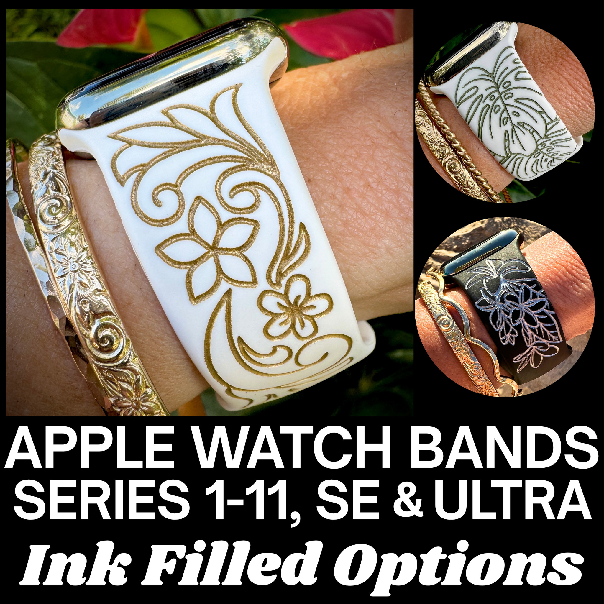 Watch Bands Compatible with Series 1-11, SE & Ultra