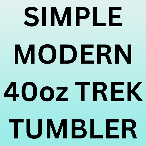 Made to Order-Laser Engraved 40oz Trek Tumbler-Full Wrap Design-Free Shipping!