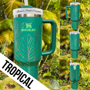 "Alpine" Made to Order-Laser Engraved 40oz Quencher Tumbler-Full Wrap Design-Free Shipping!