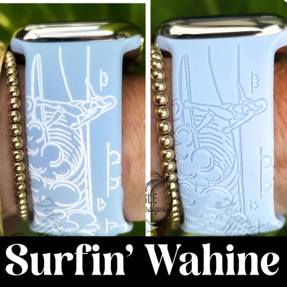 Surfin' Wahine Watch Band Compatible with Series 1-10, SE & Ultra