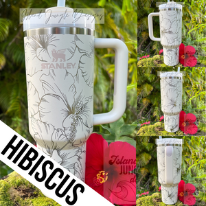 "Cream" Made to Order-Laser Engraved 40oz Quencher Tumbler-Full Wrap Design-Free Shipping!