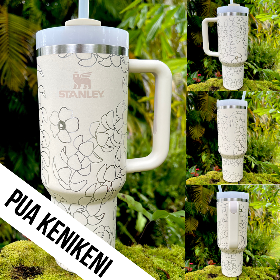 Stanley Adventure Quencher Travel Tumbler 40oz Cream Floral for sale online