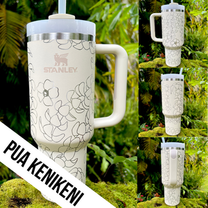 "Cream" Made to Order-Laser Engraved 40oz Quencher Tumbler-Full Wrap Design-Free Shipping!
