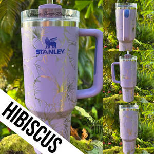 "Lavender" Made to Order-Laser Engraved 40oz Quencher Tumbler-Full Wrap Design-Free Shipping!
