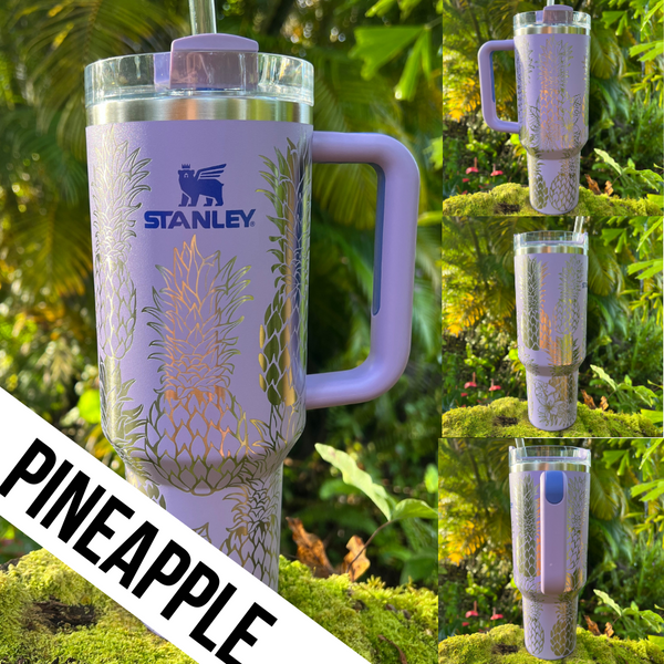 "Lavender" Made to Order-Laser Engraved 40oz Quencher Tumbler-Full Wrap Design-Free Shipping!