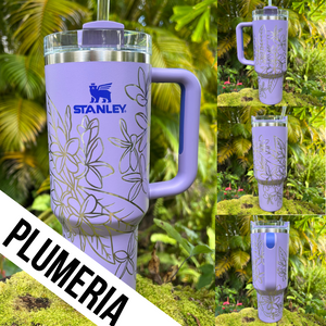 "Lavender" Made to Order-Laser Engraved 40oz Quencher Tumbler-Full Wrap Design-Free Shipping!