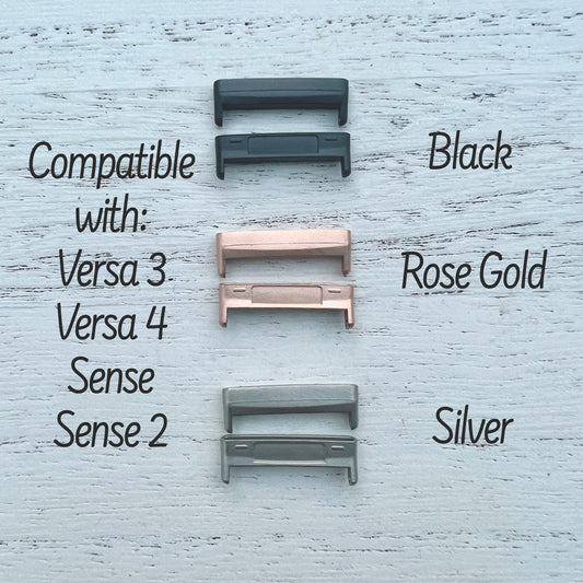 Black Versa 3/4 & Sense/Sense 2 Adapters +$3