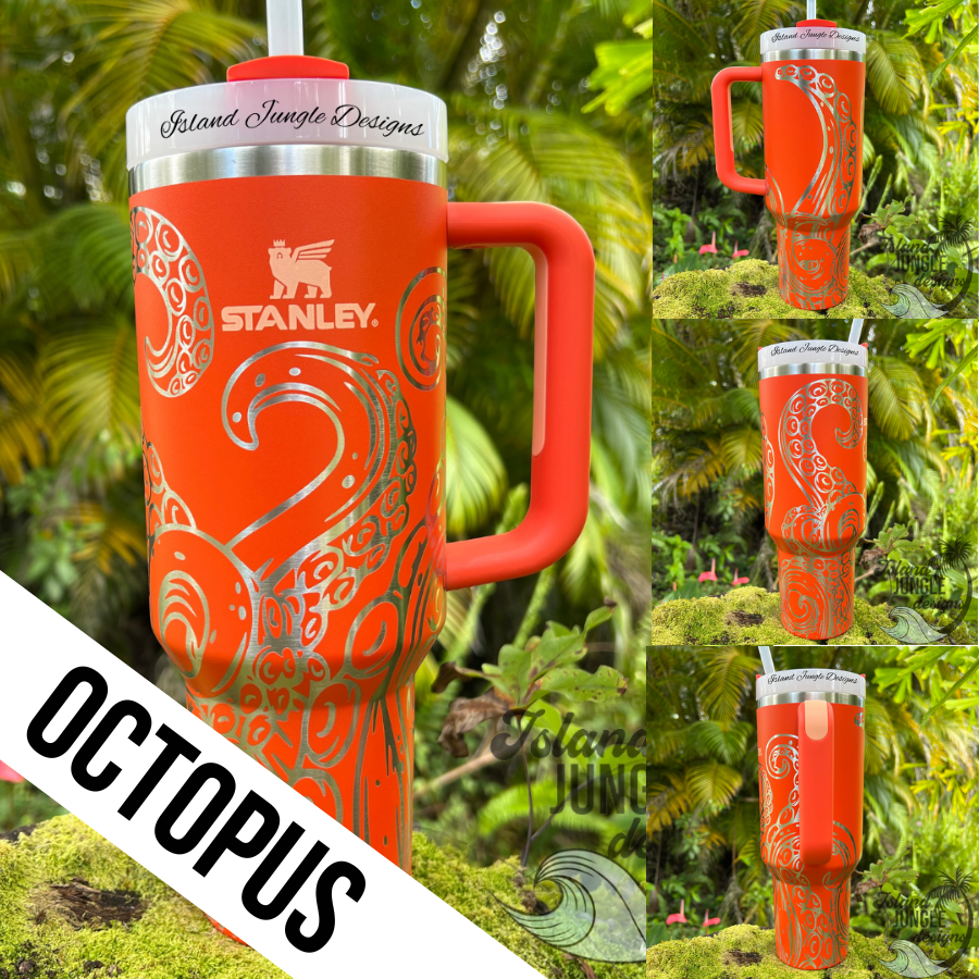 Tigerlily Made to Order-Laser Engraved 40oz Quencher Tumbler-Full Wr –  Island Jungle Designs