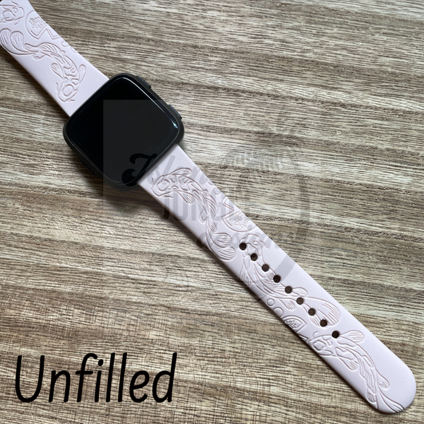 Koi Silicone Watch Band Compatible with Fitbit Versa, Versa 2, and Versa Lite