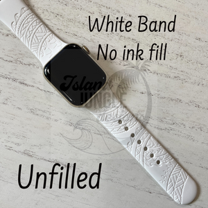 Iwa Bird Tribal Silicone Watch Band Compatible with Series 1-9, SE & Ultra