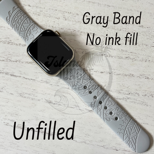Tribal Silicone Watch Band Compatible with Series 1-9, SE & Ultra