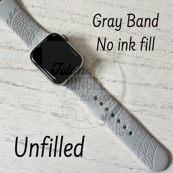 Iwa Bird Tribal Silicone Watch Band Compatible with Series 1-9, SE & Ultra