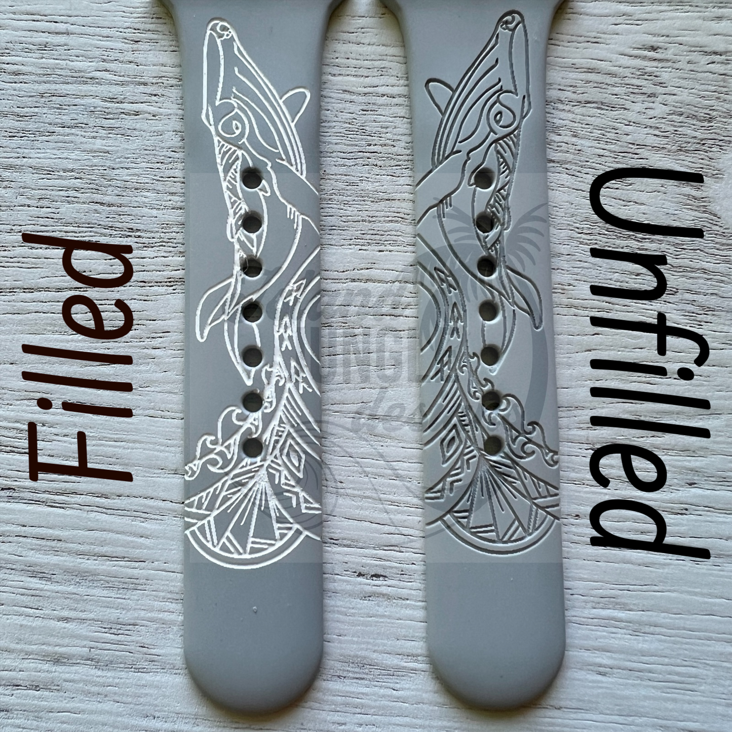 Whale (Koholā) 22mm Watchband Samsung & More