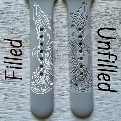 Whale (Koholā) 22mm Watchband Samsung & More