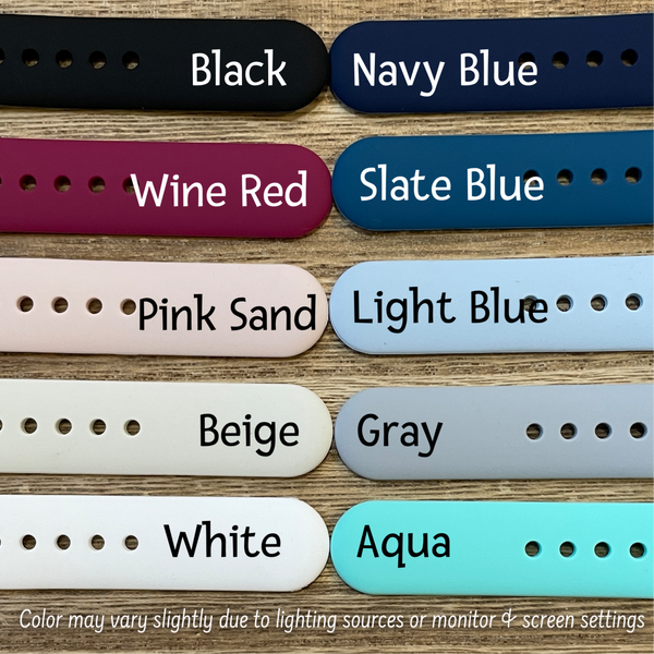 Beach Breeze Silicone Watch Band Compatible with Versa 3/4 & Sense/Sense 2