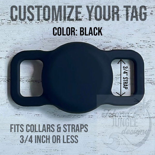 3/4" Collar & Strap ID Tag Compatible with Air Tag