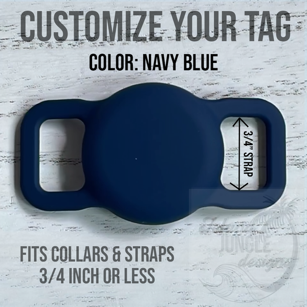 3/4" Collar & Strap ID Tag Compatible with Air Tag