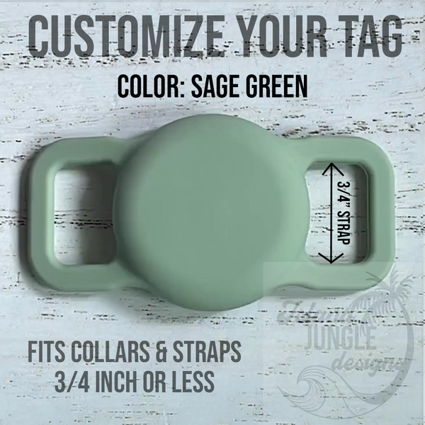 3/4" Collar & Strap ID Tag Compatible with Air Tag