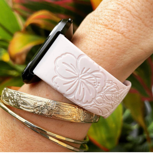 HIbiscus Watchband Versa, 2 & Lite