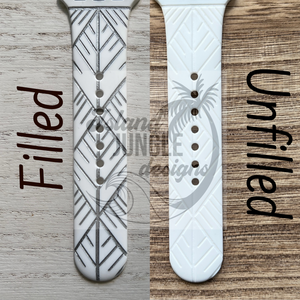 Diamond Lauhala Silicone Watch Band Compatible with Series 1-10, SE & Ultra